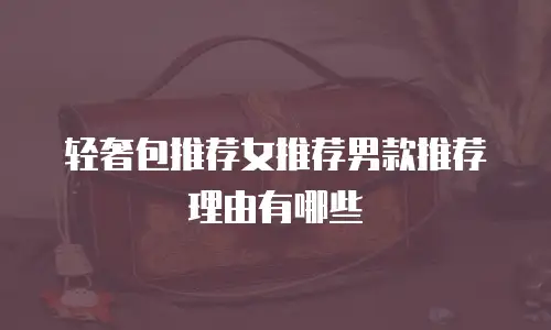 轻奢包推荐女推荐男款推荐理由有哪些