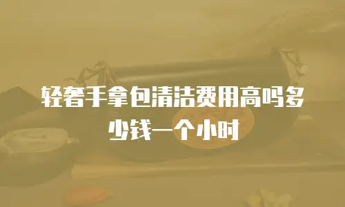 轻奢手拿包清洁费用高吗多少钱一个小时