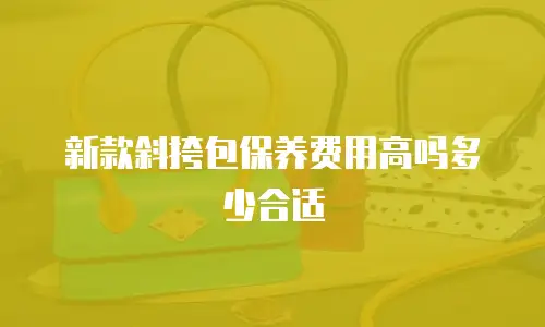 新款斜挎包保养费用高吗多少合适