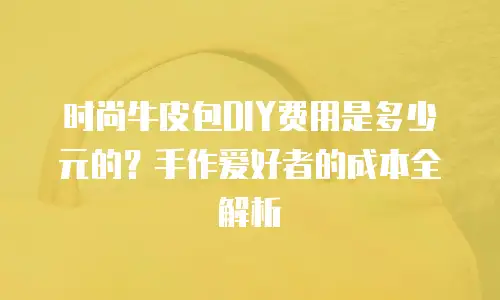 时尚牛皮包DIY费用是多少元的？手作爱好者的成本全解析