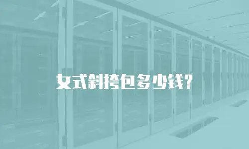 女式斜挎包多少钱？