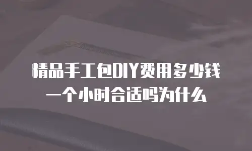 精品手工包DIY费用多少钱一个小时合适吗为什么