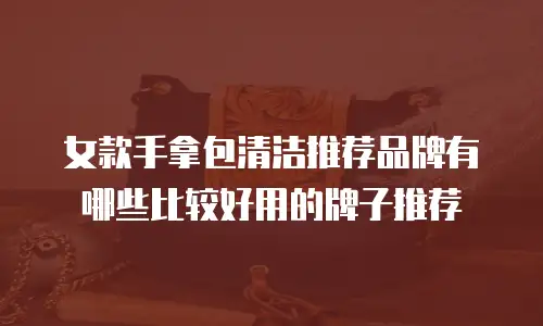 女款手拿包清洁推荐品牌有哪些比较好用的牌子推荐