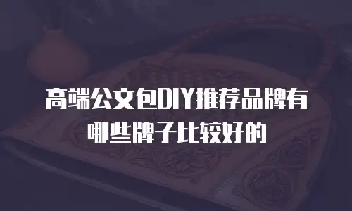 高端公文包DIY推荐品牌有哪些牌子比较好的