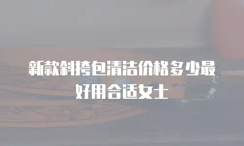 新款斜挎包清洁价格多少最好用合适女士