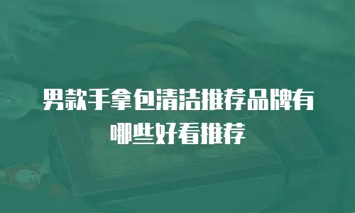 男款手拿包清洁推荐品牌有哪些好看推荐