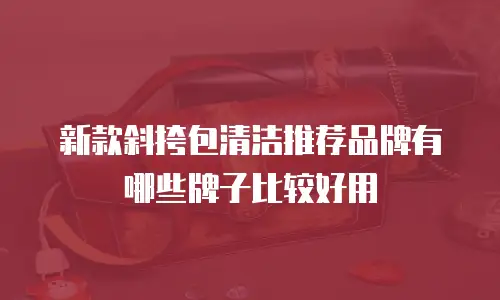 新款斜挎包清洁推荐品牌有哪些牌子比较好用