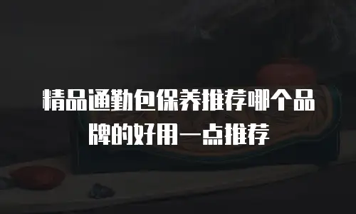 精品通勤包保养推荐哪个品牌的好用一点推荐
