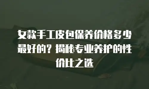 女款手工皮包保养价格多少最好的？揭秘专业养护的性价比之选
