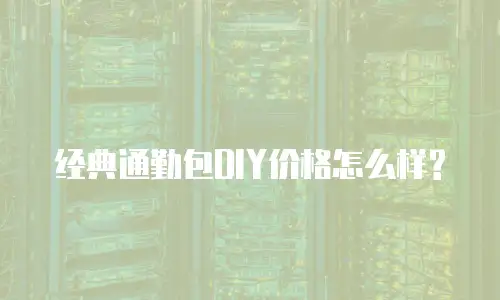 经典通勤包DIY价格怎么样?