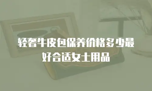 轻奢牛皮包保养价格多少最好合适女士用品