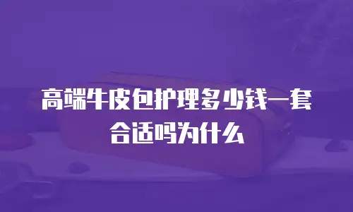 高端牛皮包护理多少钱一套合适吗为什么
