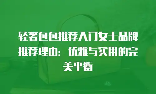 轻奢包包推荐入门女士品牌推荐理由：优雅与实用的完美平衡