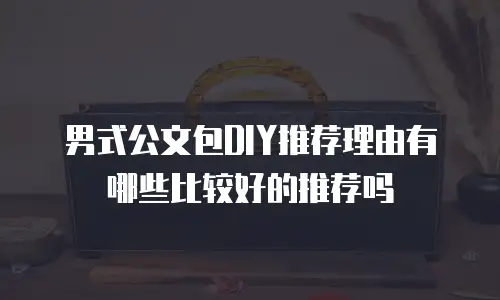 男式公文包DIY推荐理由有哪些比较好的推荐吗