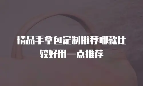 精品手拿包定制推荐哪款比较好用一点推荐
