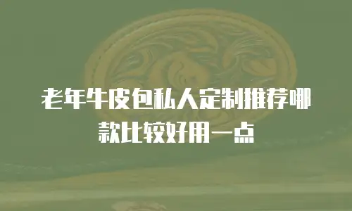 老年牛皮包私人定制推荐哪款比较好用一点