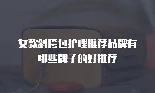 女款斜挎包护理推荐品牌有哪些牌子的好推荐