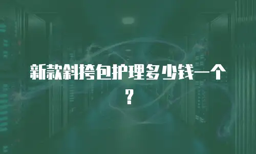 新款斜挎包护理多少钱一个？
