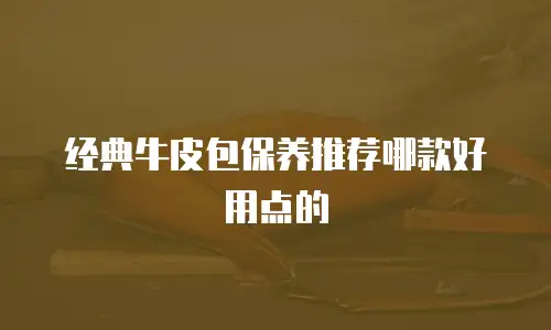 经典牛皮包保养推荐哪款好用点的