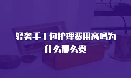 轻奢手工包护理费用高吗为什么那么贵