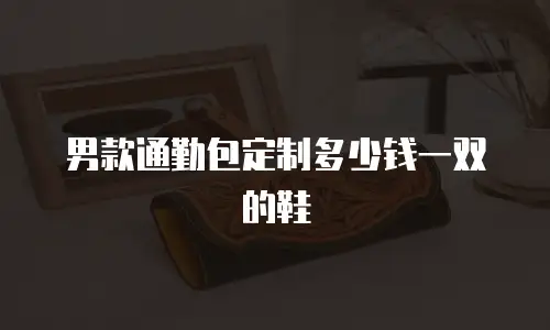 男款通勤包定制多少钱一双的鞋