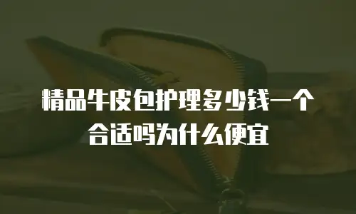 精品牛皮包护理多少钱一个合适吗为什么便宜
