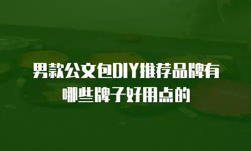 男款公文包DIY推荐品牌有哪些牌子好用点的
