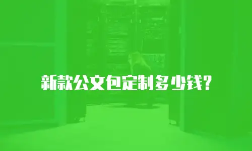 新款公文包定制多少钱？