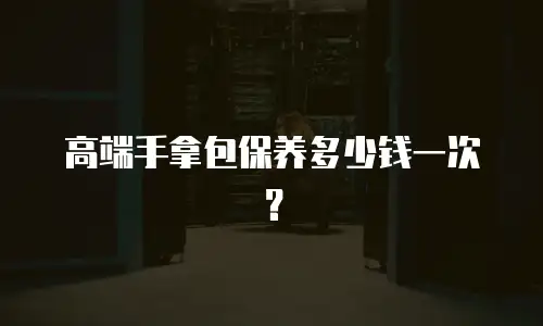 高端手拿包保养多少钱一次？