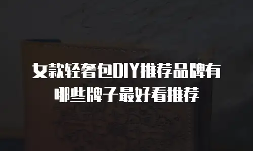女款轻奢包DIY推荐品牌有哪些牌子最好看推荐