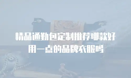 精品通勤包定制推荐哪款好用一点的品牌衣服吗