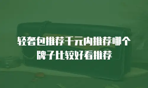 轻奢包推荐千元内推荐哪个牌子比较好看推荐