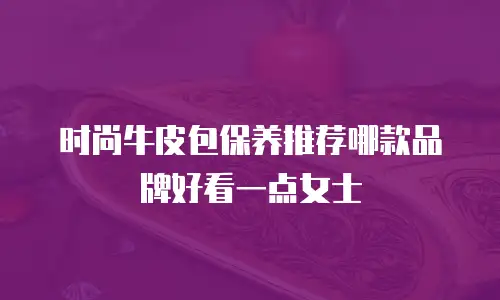 时尚牛皮包保养推荐哪款品牌好看一点女士