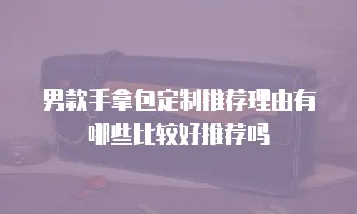 男款手拿包定制推荐理由有哪些比较好推荐吗