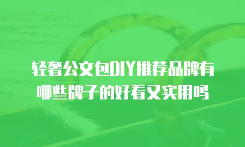 轻奢公文包DIY推荐品牌有哪些牌子的好看又实用吗