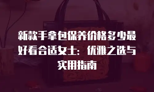 新款手拿包保养价格多少最好看合适女士：优雅之选与实用指南