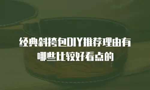 经典斜挎包DIY推荐理由有哪些比较好看点的