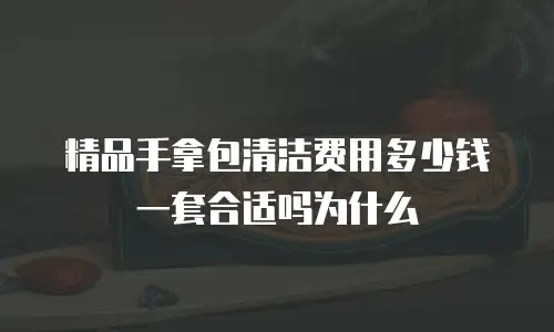 精品手拿包清洁费用多少钱一套合适吗为什么