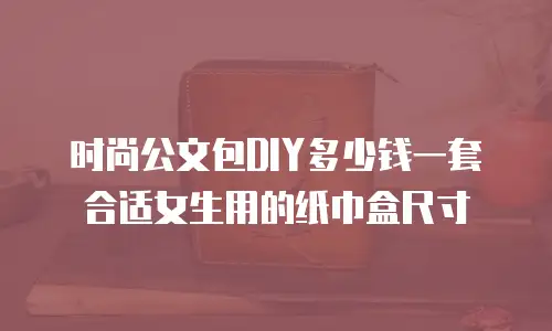 时尚公文包DIY多少钱一套合适女生用的纸巾盒尺寸