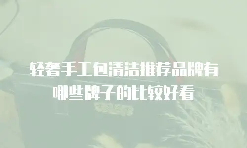 轻奢手工包清洁推荐品牌有哪些牌子的比较好看