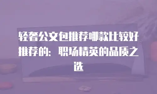 轻奢公文包推荐哪款比较好推荐的：职场精英的品质之选