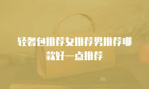 轻奢包推荐女推荐男推荐哪款好一点推荐