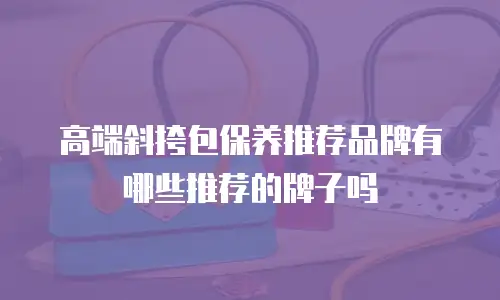 高端斜挎包保养推荐品牌有哪些推荐的牌子吗