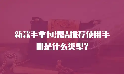 新款手拿包清洁推荐使用手册是什么类型？