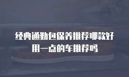 经典通勤包保养推荐哪款好用一点的车推荐吗