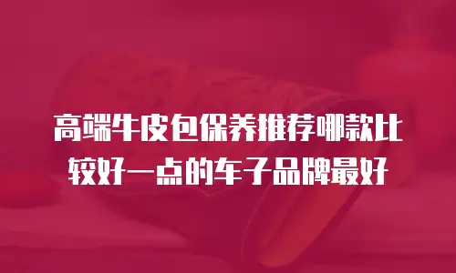 高端牛皮包保养推荐哪款比较好一点的车子品牌最好