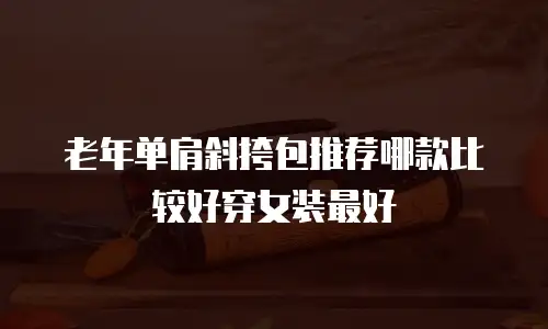 老年单肩斜挎包推荐哪款比较好穿女装最好