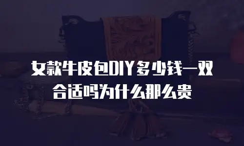 女款牛皮包DIY多少钱一双合适吗为什么那么贵