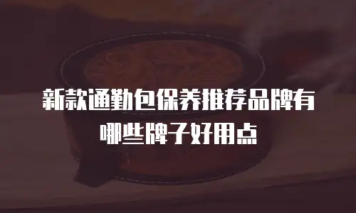 新款通勤包保养推荐品牌有哪些牌子好用点