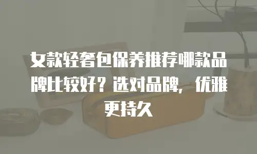 女款轻奢包保养推荐哪款品牌比较好？选对品牌，优雅更持久